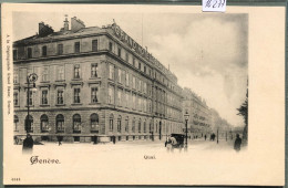 Genève - Grand Hôtel De La Métropole - Fiacre Et Passants Au Quai Du Généra-Guisan (16'277) - Genève