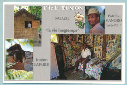 L'ILE DE LA REUNION - SALAZIE - Patrick MANORO Guide P.E.I. - Tonton LAFABLE - Carte Tirage 500 Ex. - Otros & Sin Clasificación