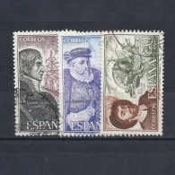 ESPAÑA 1976—Serie PERSONAJES 2308/10, Yt 1954-56, Mi 2201/03—Timbres Oblitérés (o) Used Stamps - Oblitérés