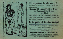 ZELE / PUBLICITEIT VOOR TONEELSTUK  1952 - Zele