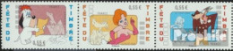 Frankreich 4376-4378 Dreierstreifen (kompl.Ausg.) Postfrisch 2008 Tex Avery - Unused Stamps