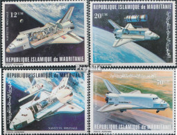 Mauretanien 715-718 (kompl.Ausg.) Postfrisch 1981 Raumtransporter Space Shuttle - Mauretanien (1960-...)