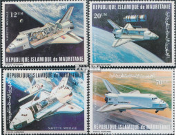 Mauretanien 715-718 (kompl.Ausg.) Postfrisch 1981 Raumtransporter Space Shuttle - Mauritanie (1960-...)