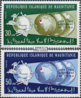 Mauretanien 493-494 (kompl.Ausg.) Postfrisch 1974 UPU - Mauritania (1960-...)