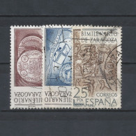 ESPAÑA 1976—Serie: BIMILENARIO DE ZARAGOZA 2319-21, Yt 1965-67, Mi 2212/14—Timbres Oblitérés (o) Used Stamps - Used Stamps