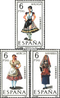 Spanien 1829,1830,1831 (kompl.Ausg.) Postfrisch 1969 Trachten - Neufs