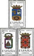 Spanien 1497,1499,1500 (kompl.Ausg.) Postfrisch 1964 Wappen - Nuovi