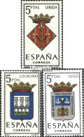 Spanien 1470,1479,1481 (kompl.Ausg.) Postfrisch 1964 Wappen - Nuevos