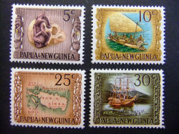 52 PAPUA NEW GUINEA / NUEVA GUINEA 1970 / HISTORIA DE PAPOUSIE / YVERT 170 / 173 MNH - Papouasie-Nouvelle-Guinée