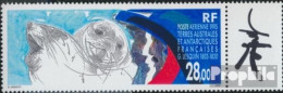 Französ. Gebiete Antarktis 340Zf Mit Zierfeld (kompl.Ausg.) Postfrisch 1995 G. Lesquin - Unused Stamps