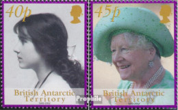 Britische Gebiete Antarktis 334-335 (kompl.Ausg.) Postfrisch 2002 Königinmutter Elisabeth - Ongebruikt