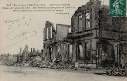 CPA 55 REVIGNY  La Grande Guerre 1914-15 Ruines De L'Hôtel De Ville Aux Environs Le Kronprinz Du Fond D'une Terrier écou - Revigny Sur Ornain