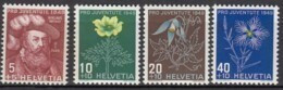 SCHWEIZ  541-544,  Postfrisch **, Pro Juventute 1949, Alpenblumen - Unused Stamps