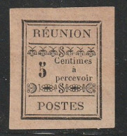 REUNION - TAXE N°1 * (1889) 5c Noir - Portomarken