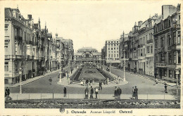 Belgique Cpa Ostende Avenue Leopold - Andere & Zonder Classificatie