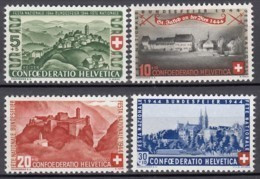 SCHWEIZ  431-434,  Postfrisch **, Pro Patria 1944, Stadt- Und Landschaftsbilder - Unused Stamps