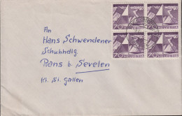 Schweiz 1949  Brief,  Zum:CH 308, Mi:CH 540, Triangulationspunkt - Cartas & Documentos
