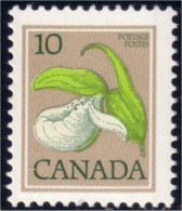 (C07-86a) Canada Orchidee Lady's Slipper Cyriprede Sabot De La Vierge Orchid 1979 MNH ** Neuf SC - Unused Stamps