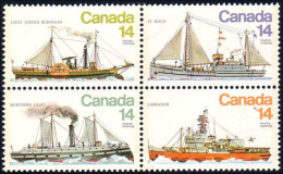 (C07-79aa) Canada Brise-glace Ice Vessels Se-tenant MNH ** Neuf SC - Ongebruikt