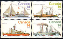 (C07-78aa) Canada Brise-glace Ice Vessels Se-tenant MNH ** Neuf SC - Nuovi