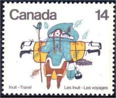 (C07-69a) Canada Voyages Inuit Travels Walking Marche MNH ** Neuf SC - Nuovi