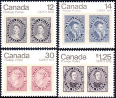 (C07-53-56a) Canada Queen Victoria Jacques Cartier Prince Albert MNH ** Neuf SC - Unused Stamps