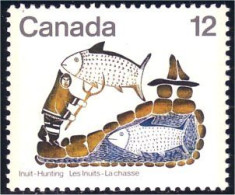 (C07-49a) Canada Peche Harpon Harpoon Fishing MNH ** Neuf SC - Neufs