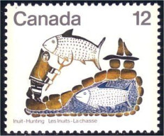 (C07-49b) Canada Peche Harpon Harpoon Fishing MNH ** Neuf SC - Indiens D'Amérique