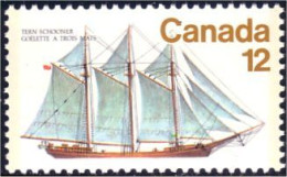 (C07-46a) Canada Voilier Goelette Trois Mats Tern Schooner Sailing Ship MNH ** Neuf SC - Ungebraucht