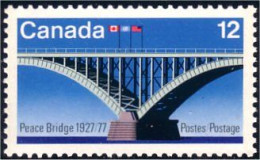 (C07-37b) Canada Pont De La Paix Peace Bridge MNH ** Neuf SC - Ponti