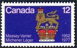 (C07-35c) Canada Vanier Lion MNH ** Neuf SC - Roofkatten