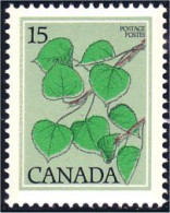(C07-17b) Canada Feuilles Tremble Trembling Aspen Leaves MNH ** Neuf SC - Arbres