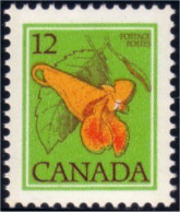 (C07-12c) Canada Orchidee Impatiente Jewelweed Orchid MNH ** Neuf SC - Orchideeën