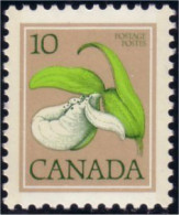 (C07-11b) Canada Orchidee Lady's Slipper Cyriprede Sabot De La Vierge Orchid MNH ** Neuf SC - Otros & Sin Clasificación