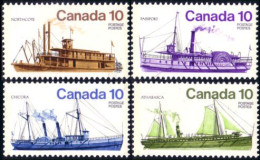 (C07-00-03a) Canada Bateaux Inland Ships MNH ** Neuf SC - Nuevos