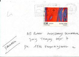 France Cover Sent To Denmark  27-6-1993 Single Franked Europa CEPT 1993 - Briefe U. Dokumente