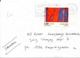 France Cover Sent To Denmark  27-6-1993 Single Franked Europa CEPT 1993 - Covers & Documents