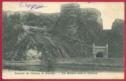 C.P. Bouillon =  Le Château  :  Les  Rochers  Sous  Le Château - Bouillon