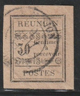 REUNION - TAXE N°5 Obl (1889) 30c Noir - Strafport