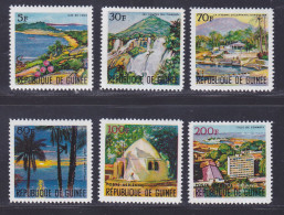 GUINEE N°  326 à 329, A71 & 72 ** MNH Neufs Sans Charnière, TB (D7787) Paysages Divers - 1967 - Guinée (1958-...)