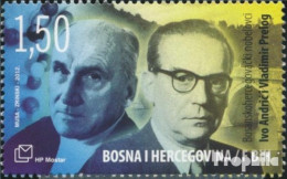 Bosnien - Kroat. Post Mostar 342 (kompl.Ausg.) Postfrisch 2012 Nobelpreisträger - Bosnien-Herzegowina
