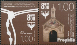 Bosnien - Kroat. Post Mostar 269-270 Paar (kompl.Ausg.) Postfrisch 2009 Franziskanerorden - Bosnien-Herzegowina