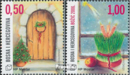 Bosnien - Kroat. Post Mostar 192-193 (kompl.Ausg.) Postfrisch 2006 Weihnachten - Bosnië En Herzegovina