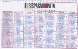 Calendarietto - Risparmio Vita - Assicurazioni - Anno 1998 - Tamaño Pequeño : 1991-00