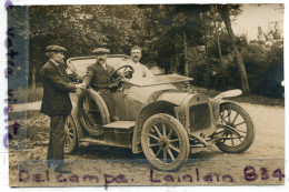 - Carte Photo Auto Ancienne Française, Surement Grégoire, Gros Plan,2 Cylindres, Conduite à Droite, TBE, Scans. - Toerisme