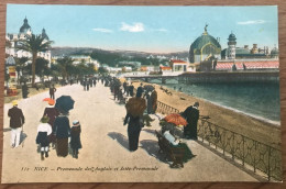 CPA NICE 06 Promenade Des Anglais Et Jetée Promenade - Piazze