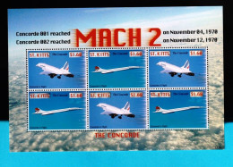 WW14358- ST. KITTS - MNH (AVIAÇÃO) - Airplanes