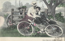 Une Partie De BICYCLETTE : Belle Carte Fantaisie. Marco Marcovici. - Andere & Zonder Classificatie