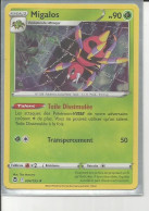 CARTE MIGALOS HOLOGRAPHIQUE TEMPETE ARGENTEE N° 4 - Épée & Bouclier