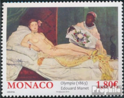 Monaco 3115 (kompl.Ausg.) Postfrisch 2012 Akt In Der Kunst - Unused Stamps